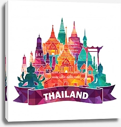 Постер Таиланд, коллаж