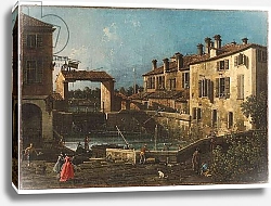 Постер Каналетто (Giovanni Antonio Canal) Dolo, on the Brenta