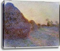 Постер Моне Клод (Claude Monet) Haystacks