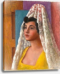 Постер Гертлер Марк Portrait of Dorothy Morland, 1937