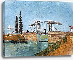 Постер Ван Гог Винсент (Vincent Van Gogh) Мост Ланглуа в Арле 2