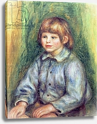 Постер Ренуар Пьер (Pierre-Auguste Renoir) Seated Portrait of Claude Renoir 1905-08