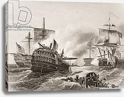 Постер Школа: Английская 19в. Lord Howe's Victory over the French