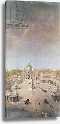 Постер Гарнье Август View of St. Peter's, Rome