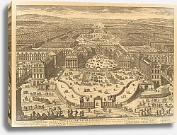 Постер Перель Габриэль Панорама дворцов и парков Версаля