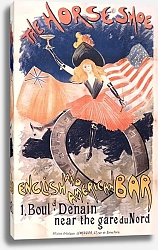 Постер Абель-Трюше Луи The horseshoe English and American bar, 1, Bould. Denain near the Gare du Nord