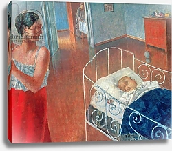 Постер Петров-Водкин Кузьма Sleeping Child, 1924