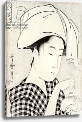 Постер Утамаро Китагава A tea-house in Ryogoku, from the series 'Bijin juyo' c.1797