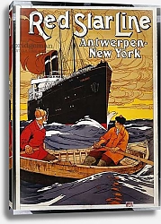 Постер Касьер Хенрик Red Star Line, c.1900