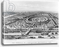 Постер Школа: Французская General View of the Exposition Universelle, Paris in 1867