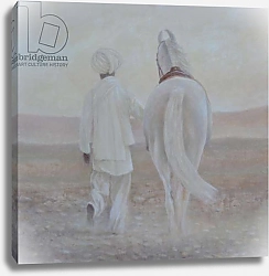 Постер Селигман Линкольн (совр) Rabari and white horse