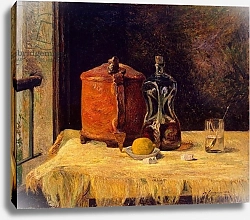 Постер Гоген Поль (Paul Gauguin) At the Window, 1882