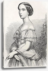 Постер Princess Charlotte of Belgium. Created ny Schubert, published un L'Illustration Journal Universel, P