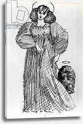 Постер Розетти Данте Mrs. Morris and the Wombat, 1869