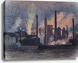 Постер Люс Максимильен Study for Factories near Charleroi, 1897