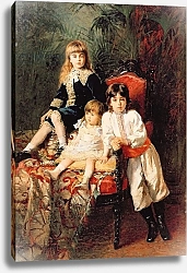 Постер Маковский Константин Mr. Balashov's Children, 1880