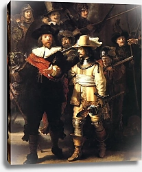 Постер Рембрандт (Rembrandt) Ночная стража. Фрагмент
