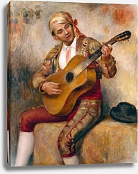 Постер Ренуар Пьер (Pierre-Auguste Renoir) The Spanish Guitarist