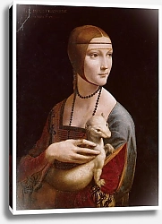 Постер Леонардо да Винчи (Leonardo da Vinci) Дама с горностаем