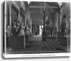 Постер Ваузель Джон First view of the introductory room, Musee des Monuments Francais, Paris, 1816