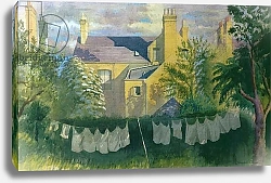 Постер Осмунд Кейн (совр) Washing at No. 25, Kingston