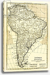 Постер Бонне Чарльз (карты) South America, 1780