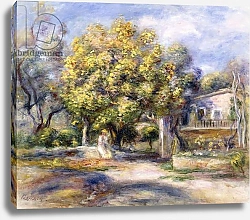 Постер Ренуар Пьер (Pierre-Auguste Renoir) Houses in Cagnes, c.1905