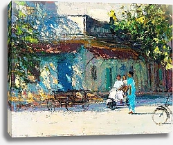 Постер Гиффорд Эндрю (совр) Light on old house, Pondicherry, 2017