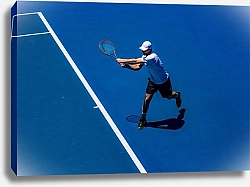 Постер Теннисист с ракеткой