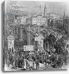 Постер Доре Гюстав London Bridge, engraved by Stephane Pannemaker, 1875