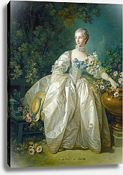 Постер Буше Франсуа (Francois Boucher) Madame Bergeret, c. 1766
