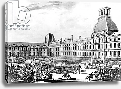 Постер Свебах Жак Napoleon Bonaparte First Consul, Reviewing his Troops at the Tuileries