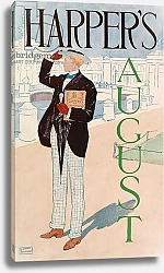 Постер Пенфилд Эдвард Poster advertising Harper's New Monthly Magazine, August 1893