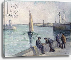 Постер Люс Максимильен The Fishermen on the Dock, c.1920
