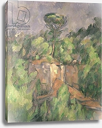 Постер Сезанн Поль (Paul Cezanne) Bibemus Quarry, 1898-1900