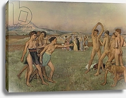 Постер Дега Эдгар (Edgar Degas) Young Spartans Exercising, c.1860