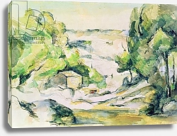 Постер Сезанн Поль (Paul Cezanne) Countryside in Provence