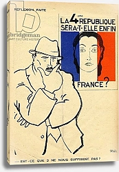 Постер Ирибе Поль Will the 4th Republic still be France? Isn't 3 enough?, from 'Le Temoin', 1933-35