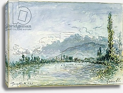 Постер Джонкинд Йохан The River Isere at Grenoble, 1877