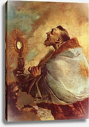 Постер Гварди Франческо (Francesco Guardi) Экстаз святого
