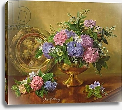 Постер Уильямс Альберт (совр) AB2112 Hydrangeas and Lilacs