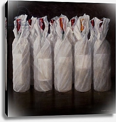 Постер Селигман Линкольн (совр) Wrapped Wine Bottles, 2010