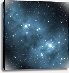 Постер Небо с яркими звездами