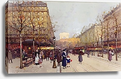 Постер Гальен-Лалу Эжен Les Champs Elysees, Paris