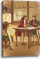 Постер Планелла Коромина Хосе Rene Antoine Ferchault de Reaumur constructing the thermometer