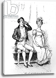 Постер Томсон Хью (грав) Illustration from 'Pride & Prejudice' by Jane Austen, edition published in 1894 4