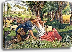 Постер Хант Уильям The Hireling Shepherd