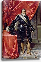 Постер Поурбус Франс Младший Henry IV, King of France, in armour, c.1610