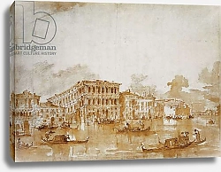 Постер Гварди Франческо (Francesco Guardi) The Grand Canal with the Ca' Pesaro,