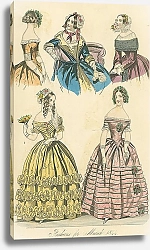 Постер Fashions for March 1844 №1